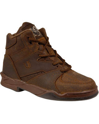 Roper Men's Chipmunk Horseshoes Classic Original Boot Wide Width -