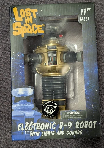 Lost In Space Electronic Lights & Sounds B9 Robot Golden Boy Edition
