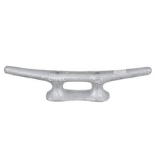Open Base Dock Cleat Galvanized Gray Iron 12 In.