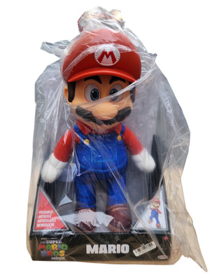 The Super Mario Bros Movie Poseable 14  Inch Plush Figure Jakks Nintendo NEW