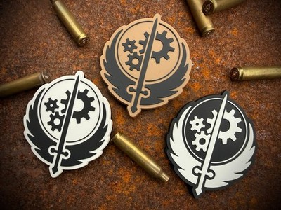 Brotherhood of Steel Set - 3D PVC Rubber Patch