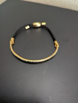HALCYON DAYS Bracelet Black Enamel Adjustable. please read