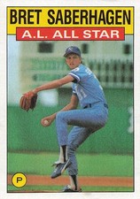 1986 Topps - All-Star Bret Saberhagen #720, NM