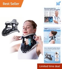 Neck Stretcher Cervical Traction,Neck Braces for Neck Pain and Support,Adjust...