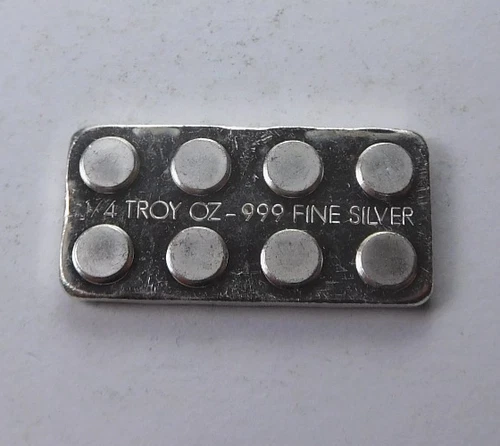 MPM Monarch Precious Metals 1/4 Quarter Troy oz .999 Fine Silver Building Blocks