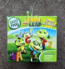 LeapFrog 10-DVD Mega Pack Educational Preschool Set 2 of the 10 are opend