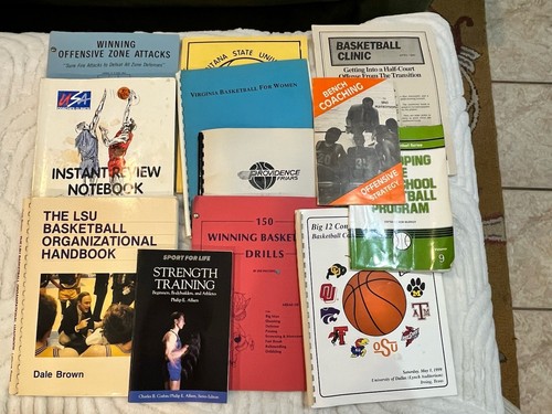 Coaching Basketball - Book Lot Of 12. Dale Brown Of LSU And More. See info.
