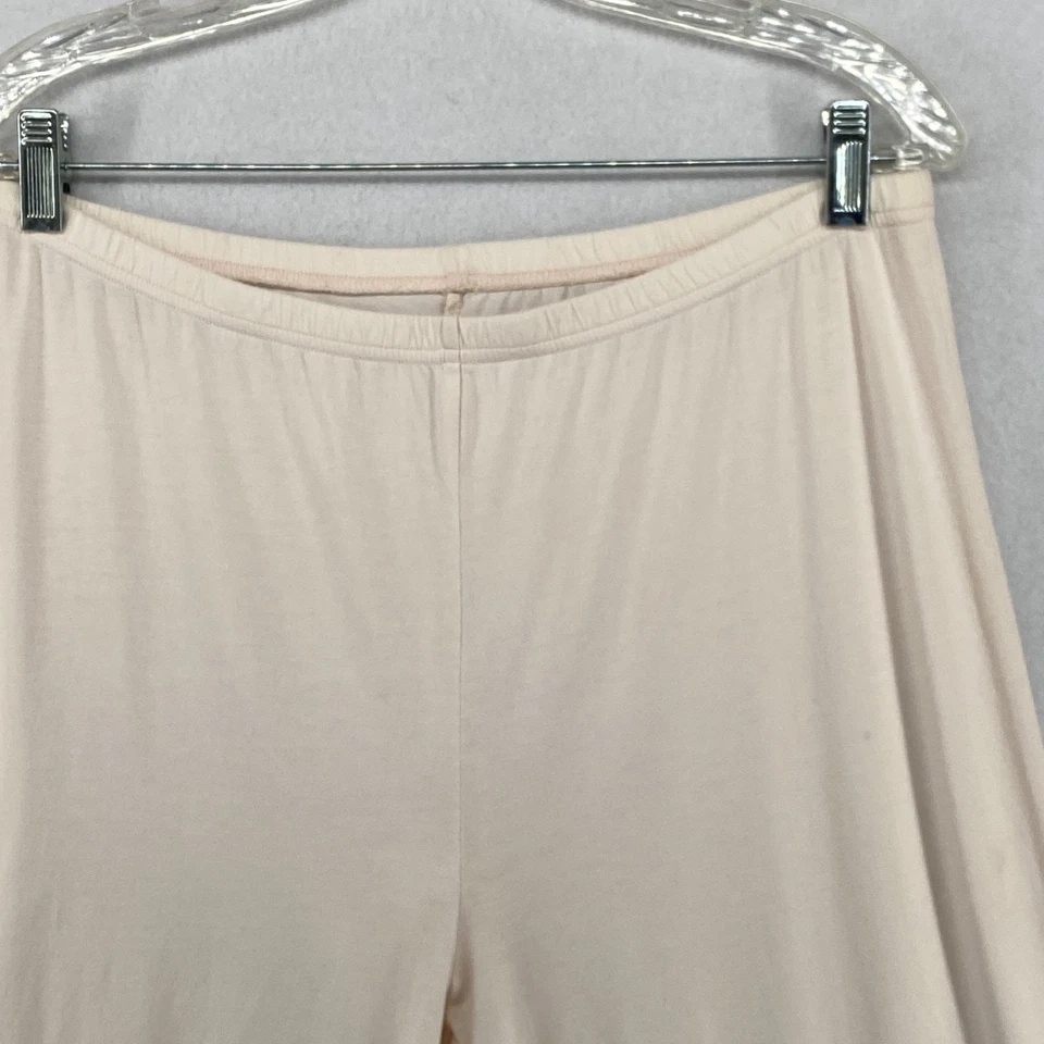 Pantalones EILEEN FISHER S Algodón Orgánico Jersey Pijama Salón Pull On Rosa Foto 4 de 4