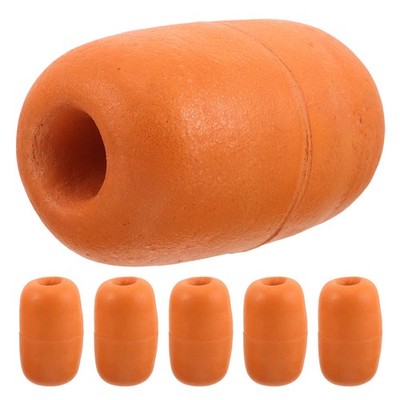 6pcs Marine Buoy Floats Orange For Fishing Dock Netting Floats Crab Marker