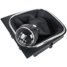 SCHALTKNAUF 6-GANG SCHWARZ  für  VW GOLF V VI JETTA TOURAN CADDY EOS 2003-2012