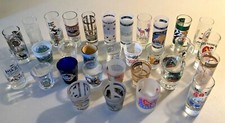 LARGE LOT OF 31 SHOT GLASSES - NATIONAL PARKS-YOSEMITE, ZION, YELLOWSTONE & MORE