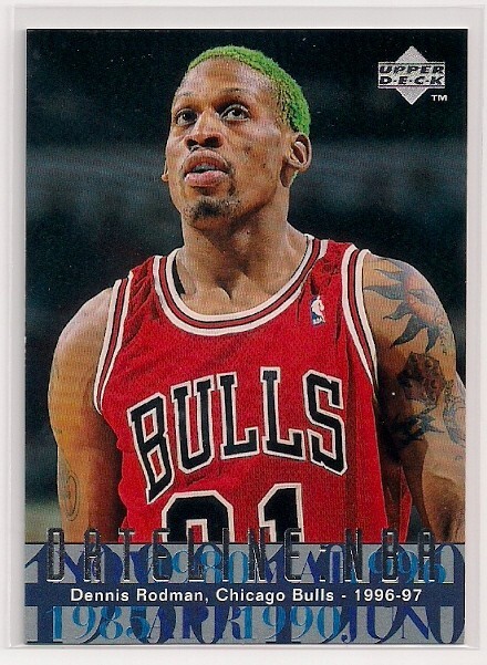 1996-97 DENNIS RODMAN UPPER DECK *DATELINE: NBA* CHICAGO BULLS 323