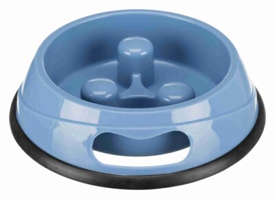 Trixie Slow Feed Napf 0,9 L Anti Schling Napf hastiges Fressen Hunde Futter