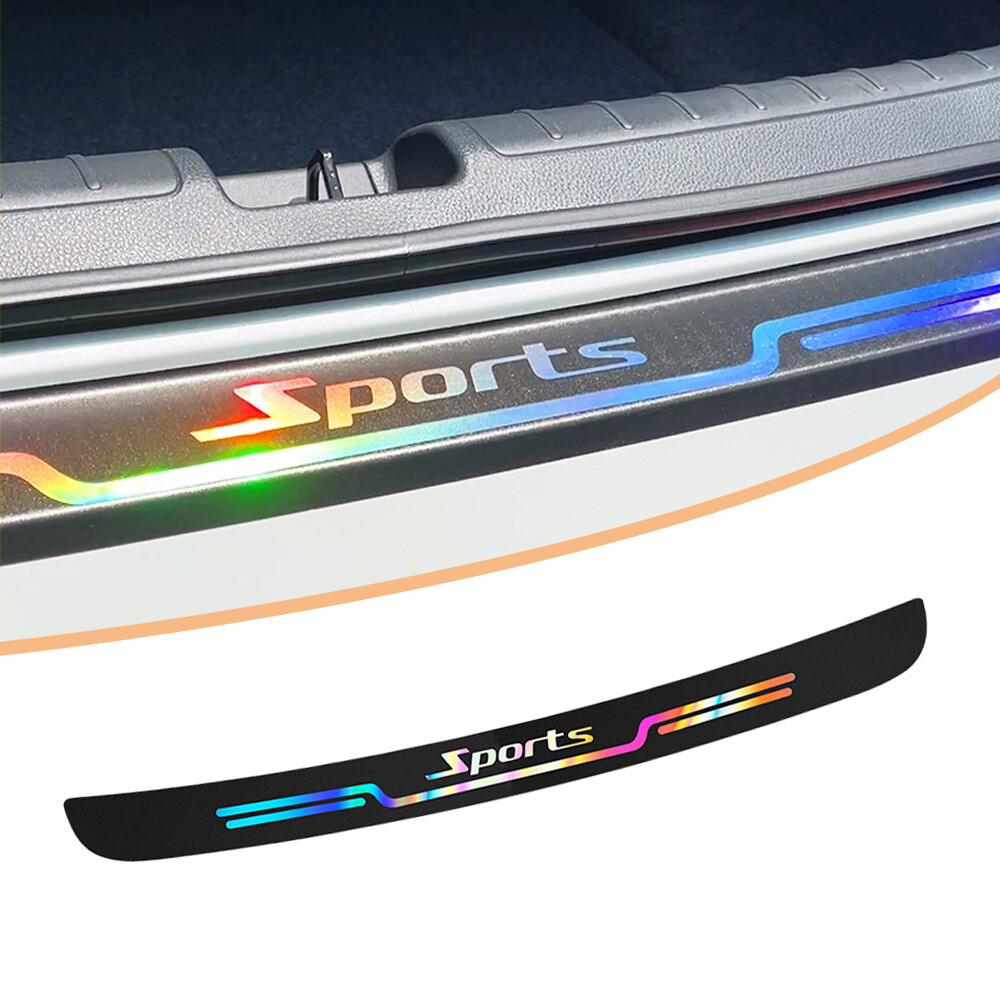 5Pcs Car Accessories Door Sill Plate Trunk Protective Strip Anti Scratch Sticker