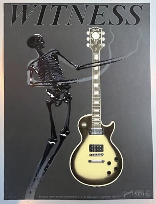 TOOLポスター （adam jones） TOOL ADAM JONES GIBSON GARAGE EVENT WITNESS POSTER /400 TOOL BAND