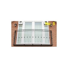 Building Regulations Juliet Balcony, Railings ( No.5 ) 1200 mm - 4000 mm CURVED.