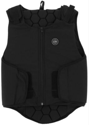 Ekkia Equitheme Back Protector Hexaflex Junior Kids Black