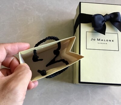 Authentic Jo Malone Perfume Empty Ribbon Tissue Gift Box / Paper