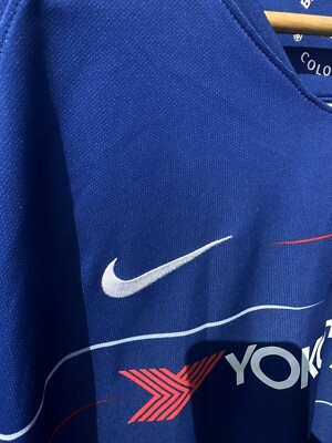 CHELSEA 2018/2019 HOME FOOTBALL SOCCER SHIRT JERSEY by NIKE 919009