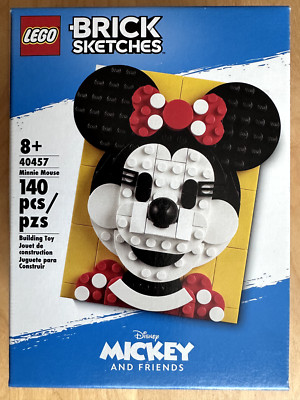 LEGO BRICK SKETCHES DISNEY 40457 Minnie Mouse NISB Great for Christmas Stocking!