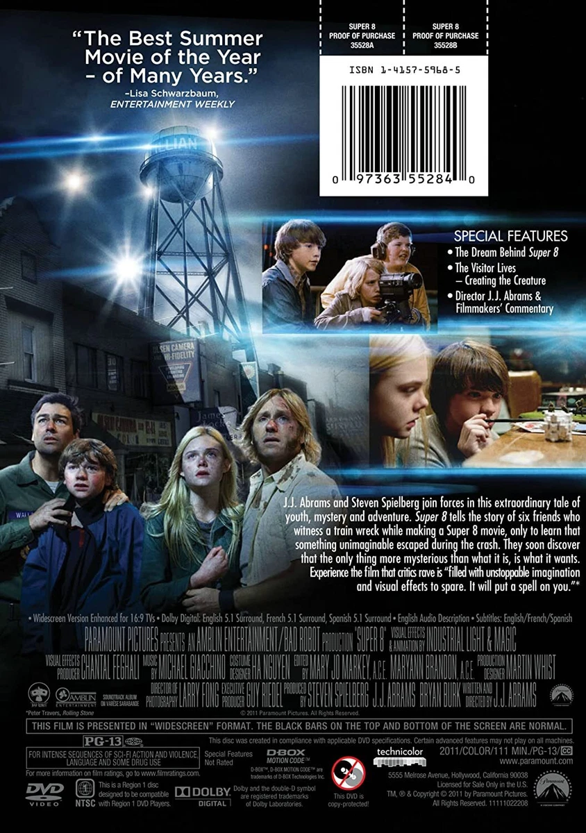 Super 8 : Elle Fanning, Kyle Chandler, Joel Courtney, Ryan Lee, Zach Mills, J.J. Abrams: Movies & TV
