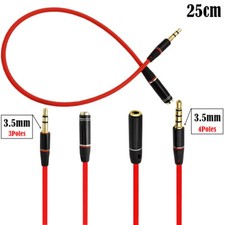 3.5mm Male to 3.5 Female Stereo Audio Cable Headset Extension Cord Jack Plug