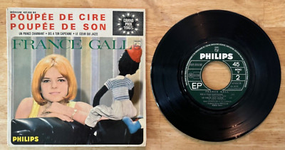 45FRENCH EP FRANCE GALL POUPEE DE CIRE POUPEE DE SON SERGE GAINSBOURG 1st SLEEVE