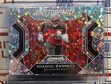 2020 PANINI PRIZM SHAQUIL BARRETT, #5, UNSTOPPABLE NO HUDDLE, SUPER BOWL YEAR