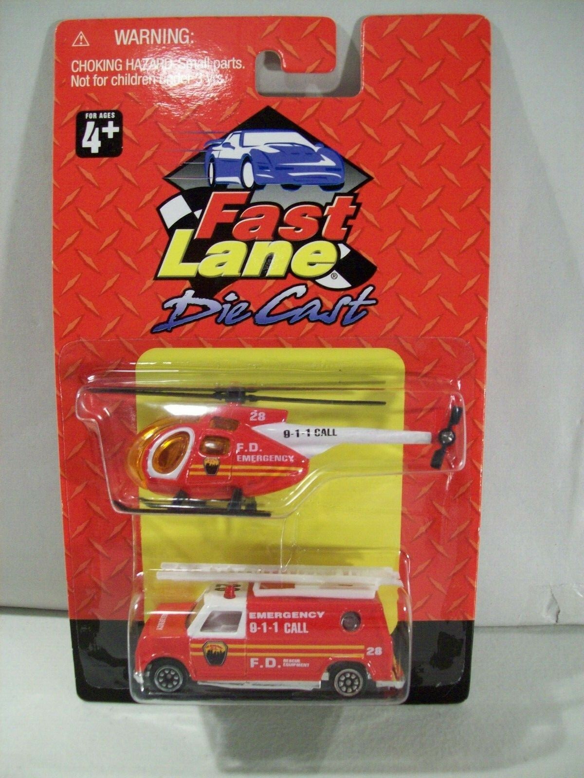 fast lane fire truck playset