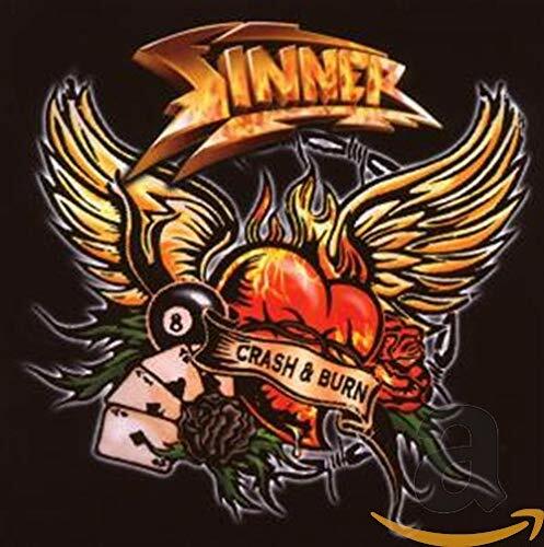 SINNER-CRAH & BURN CD 2008-PRIMAL FEAR-MAIDEN - Picture 1 of 1