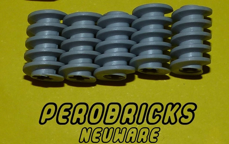 Lego Technic Technik 5 x Zahnrad Gewinde Schnecke hellgrau #4716 NEUWARE