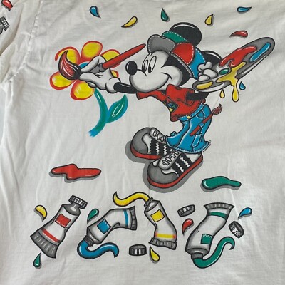Vintage Disney 1967 Mickey Mouse T-Shirt Single Stitch Mickey