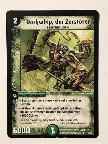 Carte Duel Masters Barkwhip, The Smasher - JDC League Promo Evo #L2/6 Y1 - DM-02, NEUF Holo