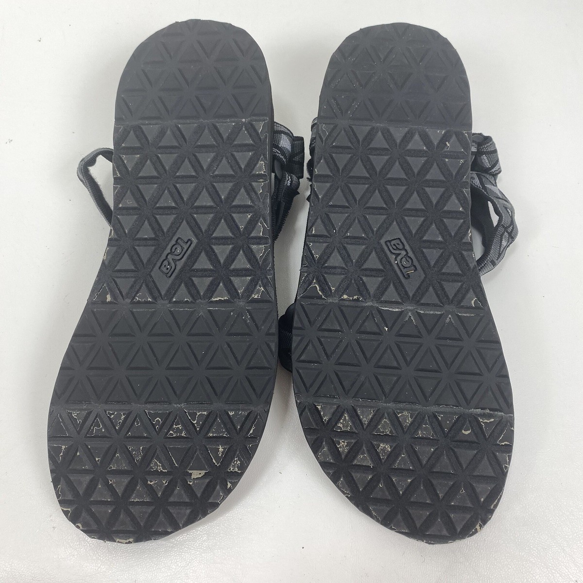 Teva Men\'s Original Universal Black Gray Geometric Print Sandals 1004006 Size 14 Teva Men main image 3