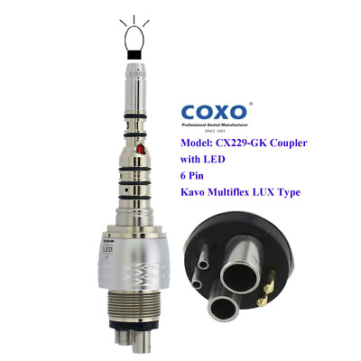 COXO Dental Surgical Handpiece 45 Degree High Speed Turbine for Kavo Multiflex