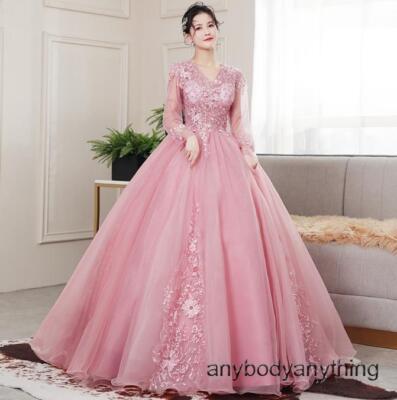 pink puffy dress long Alyssa | Strapless Layered Pink Tulle Long Prom Dresses, Fluffy Pink Formal  Evening Dresses, Pink Ball Gown #promdress #promdresses #prom2024