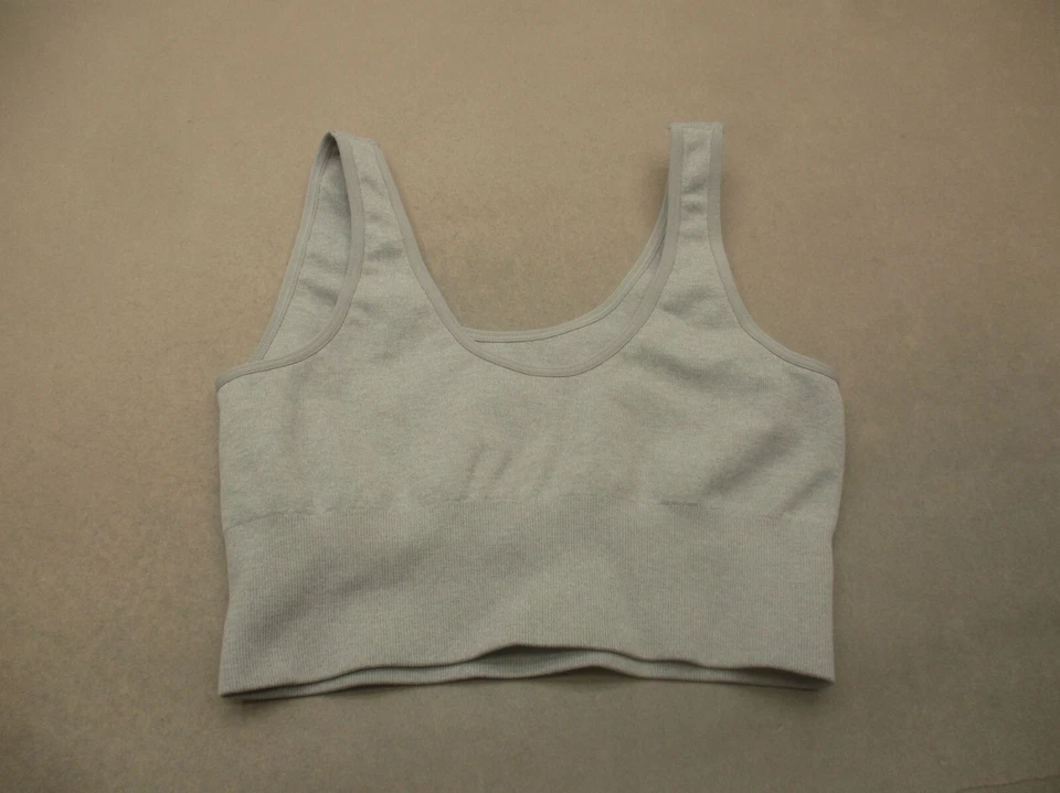 Fruit Of The Loom S 码女式灰色无衬里无线拉式运动文胸 4J — 第 3/4 张图片