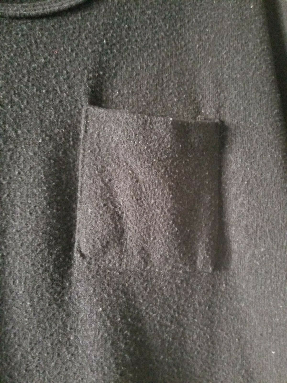 Blushed Basic Solid Black Short Sleeve Blouse wit… - image 6