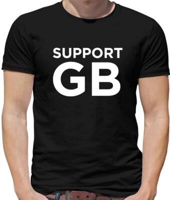 Support GB Herren T-Shirt - Team - Sport - Großbritannien - Sportler