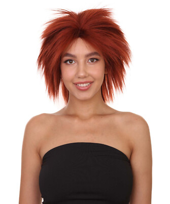 HPO Erwachsene Damen Funky Punk Collection Perücke, Figur Cosplay Halloween Perücke