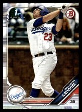 2019 Bowman Draft #BD-40 Brandon Lewis Los Angeles Dodgers
