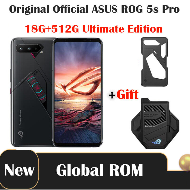 Asus ROG Phone 5S / 5S Pro Gaming UNLOCKED Smartphone 18GB+512GB Snapdragon  888+