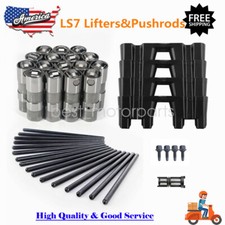 Set For Gm Ls7 Lifters Trays Pushrods For Chevy Gmc Lslq 4.8 5.3 6.0 6.2l