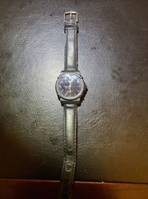 Vintage Casio 341MQ Quartz 30W Watch Working New Battery Leather Strap