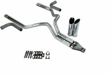 Chevy Gmc 1500 19-25 3 Dual Truck Exhaust Kits Y Pipe Slash Tips Side Exit
