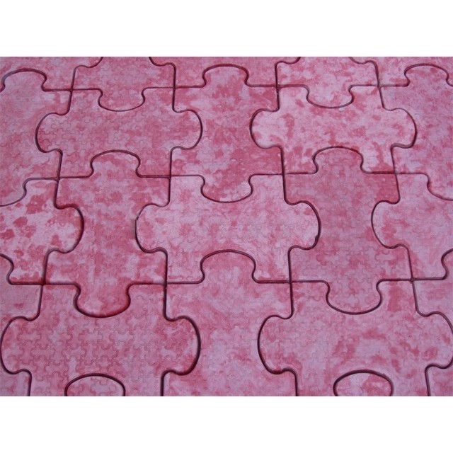 2 pcs Plastic MOLDS form of Puzzle for Concrete Garden Stepping Stone