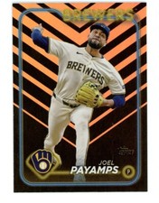 2024 TOPPS UPDATE HOLIDAY FOIL Halloween JOEL PAYAMPS MILWAUKEE BREWERS