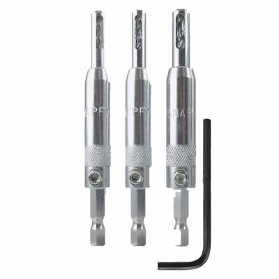 Spring Loaded Hinged Tools Set of 3 Snappy Tools Hinge Bits - 5/64