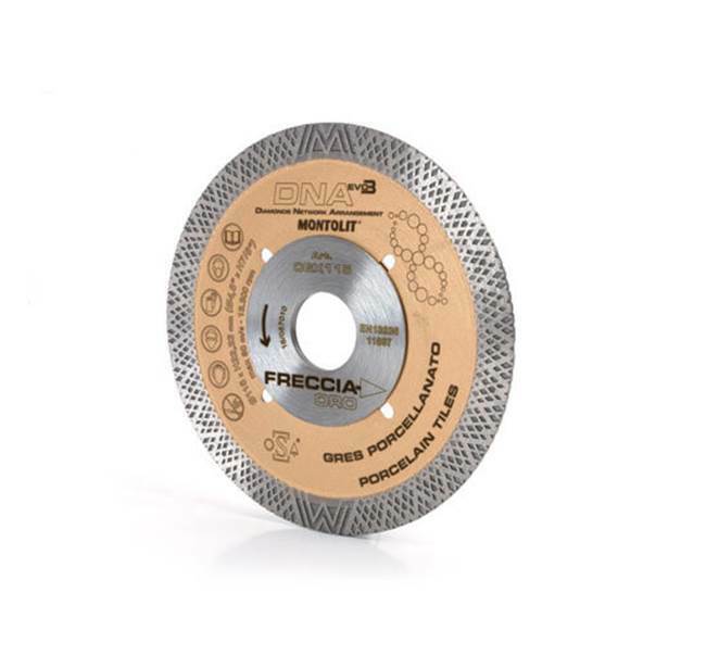 Disco Diamantato Montolit Ø115 MM CGX115 Freccia Oro Per Grès Porcellanato