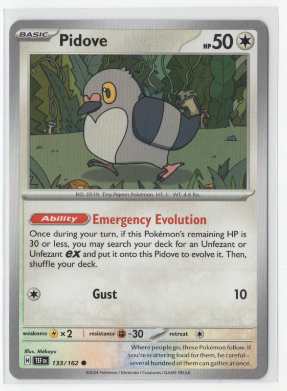 Pokemon Temporal Forces - 133/162 Pidove
